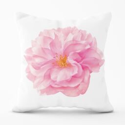 Warren Reed - Designer Single Cherry Blossom Outdoor Cushion in Pink - Size: 60 cm x 60 cm - thumbnail 1