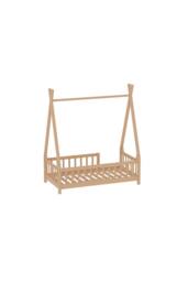H&O Direct Solid Pine Wood House Bed Frame in Light Brown - thumbnail 9