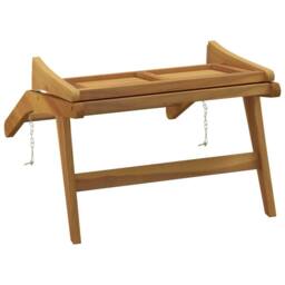 Berkfield Home Garden Chair Solid Wood Teak in Brown - thumbnail 5