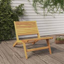 Berkfield Home Garden Chair Solid Wood Teak in Brown - thumbnail 2