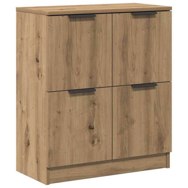 Berkfield Home Sideboard Artisan Oak 60x30x70 cm Engineered Wood in Brown - Size: 60 x 30 x 70 cm - image 1