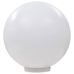 Berkfield Home Outdoor Solar Lamp LED Spherical 50 cm RGB in White - thumbnail 6