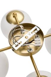Living and Home Modern 4-Light Ceiling Light in White - thumbnail 4