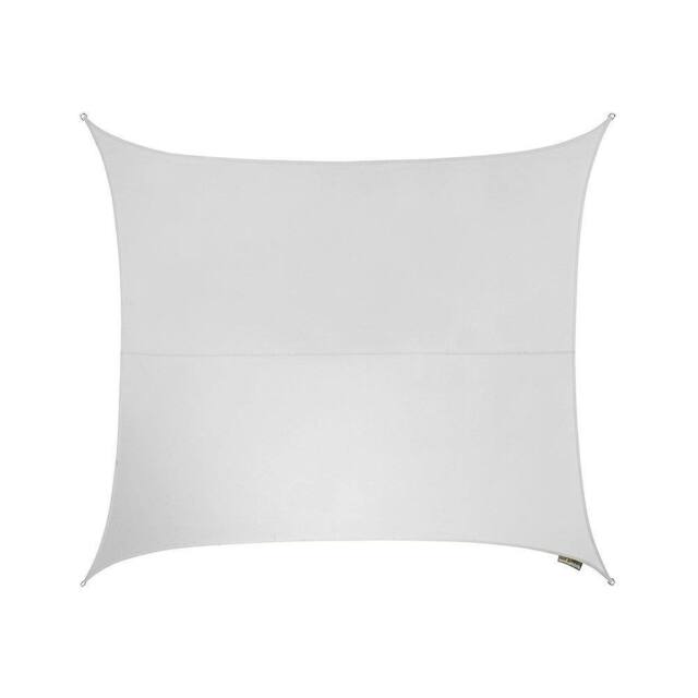 Primrose 3.6m Square Waterproof Patio Sun Shade Canopy 98% UV Block Free Rope in White - image 1