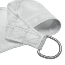 Primrose 3.6m Square Waterproof Patio Sun Shade Canopy 98% UV Block Free Rope in White - thumbnail 3