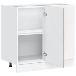 Berkfield Home Sink Base Cabinet Sonoma Oak Engineered Wood in Light Brown - thumbnail 5