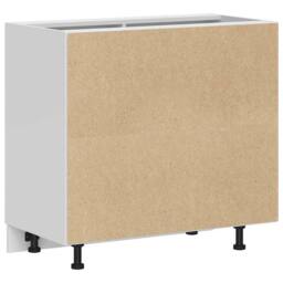 Berkfield Home Sink Base Cabinet Sonoma Oak Engineered Wood in Light Brown - thumbnail 7