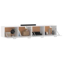 Berkfield Home Wall Cabinets 2 pcs White 100x36.5x35 cm Engineered Wood - thumbnail 4