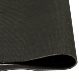 Berkfield Home Kitchen Rug Washable Coffee Text 45x150 cm Velvet in Black - thumbnail 4