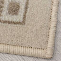 runrug Hallway Carpet Runner Rug - Soft & Comfy, 9mm - 'Caesar' in Beige - Size: 60 cm x 150 cm - thumbnail 2