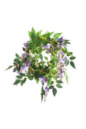 Living and Home 2 Pcs Artificial Wisteria Flowers Garland Decoration in Purple - thumbnail 6
