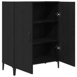 Berkfield Home Sideboard Black Oak 69.5x34x90 cm Engineered Wood - thumbnail 4