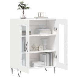 Berkfield Home Sideboard White 69.5x34x90 cm Engineered Wood - thumbnail 4