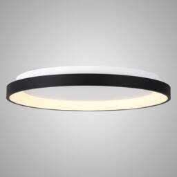 Netlighting Niseko Ring Ceiling 90cm 78W LED 3000K 6200lm Black 3yrs Warranty - thumbnail 2