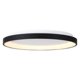 Netlighting Niseko Ring Ceiling 90cm 78W LED 3000K 6200lm Black 3yrs Warranty - thumbnail 1