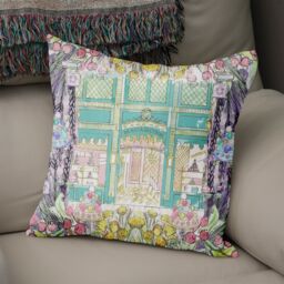 Claire Louise Laduree In Full Bloom 45cm x 45cm Double Sided Cushion - Size: 45 cm x 45 cm - thumbnail 2