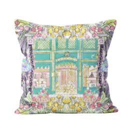 Claire Louise Laduree In Full Bloom 45cm x 45cm Double Sided Cushion - Size: 45 cm x 45 cm - thumbnail 1