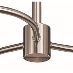 Netlighting Sphere Semi Flush 3 Light G9 Satin Nickel in Grey - thumbnail 3
