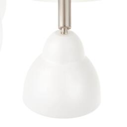 First Choice Lighting Monaco - White & Brushed Chrome 3 Way Adjustable Ceiling Spotlight - thumbnail 8