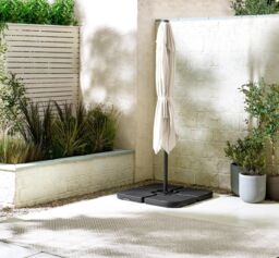 FurnitureboxUK Cantilever Square Outdoor Parasol Only (No Base) in Cream - thumbnail 2