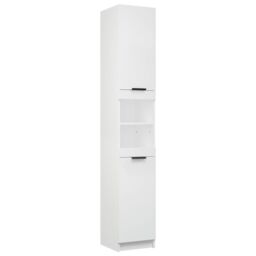 Berkfield Home 5 Piece Bathroom Cabinet Set White Engineered Wood - thumbnail 6