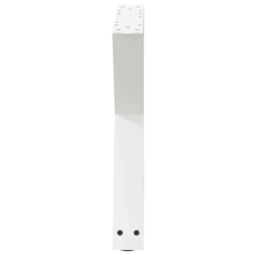 Berkfield Home Coffee Table Legs 2 pcs White 50x(42-43.3) cm Steel - thumbnail 6