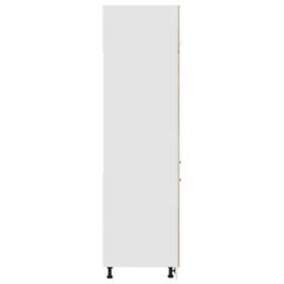Berkfield Home Refrigerator Cabinet Lyon Sonoma Oak 60x57x207 cm Engineered Wood in Light Tan - Size: 60 x 57 x 207 cm - thumbnail 7