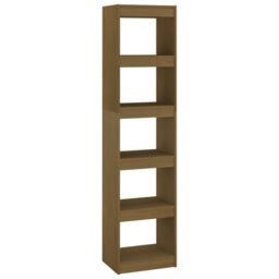 Berkfield Home Book Cabinet/Room Divider Honey Brown 40x30x167.5 cm Solid Pinewood - thumbnail 2
