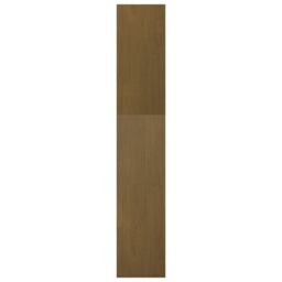 Berkfield Home Book Cabinet/Room Divider Honey Brown 40x30x167.5 cm Solid Pinewood - thumbnail 6