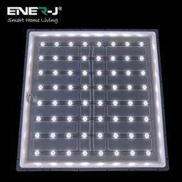 ENER-J 6-Pack 60x60cm Slim LED Backlit Panels 40W 3800lm Flicker Free in White - Size: 60x60 cm - thumbnail 5