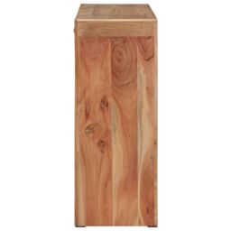Berkfield Home Console Table 110x30x76 cm Solid Wood Acacia in Brown - Size: 110 x 30 x 76 cm - thumbnail 3