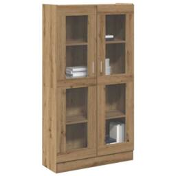 Berkfield Home Highboard Artisan Oak 82.5x30.5x150 cm Engineered Wood in Brown - thumbnail 2