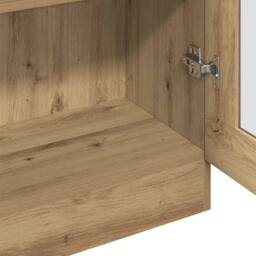 Berkfield Home Highboard Artisan Oak 82.5x30.5x150 cm Engineered Wood in Brown - thumbnail 8