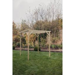 Churnet Valley Garden Furniture Ltd Contemporary Pergola - Timber - Partially Assembled in Brown - thumbnail 1