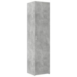Berkfield Home Highboard Concrete Grey 45x42.5x185 cm Engineered Wood - thumbnail 2