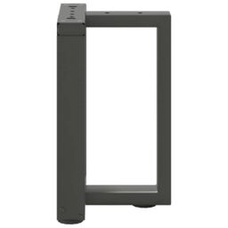 Berkfield Home Coffee Table Legs T-Shaped¬†2 pcs Anthracite 38x25x(42-43) cm Steel in Black - thumbnail 5