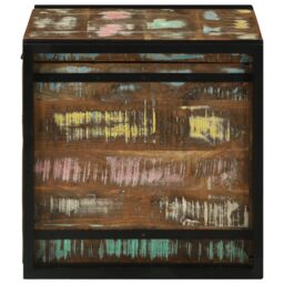 Berkfield Home Storage Chests Multicolor 50 x 50 x 50 cm Solid Reclaim wood in Brown - thumbnail 6
