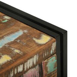 Berkfield Home Storage Chests Multicolor 50 x 50 x 50 cm Solid Reclaim wood in Brown - thumbnail 8