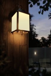 Living and Home E27 Outdoor Waterproof Metal Wall Light in Black - thumbnail 3
