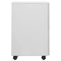 Berkfield Home Mobile File Cabinet Light Grey 39x45x67 cm Steel - Size: 39 x 45 x 67 cm - thumbnail 1