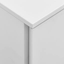 Berkfield Home Mobile File Cabinet Light Grey 39x45x67 cm Steel - Size: 39 x 45 x 67 cm - thumbnail 6