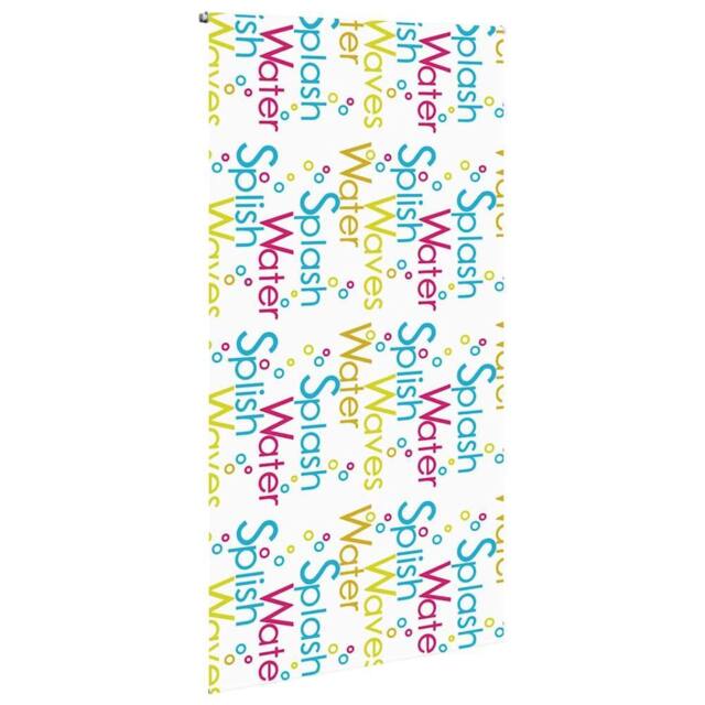 Berkfield Home Shower Roller Blind 140x240 cm Fabric Width 136 cm in White - image 1