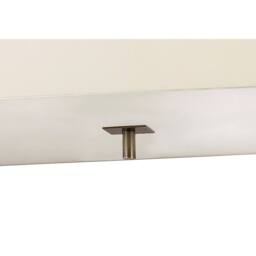 Netlighting Akira Square Pendant 4 Light E27 Antique Brass With Cream Shade - thumbnail 6