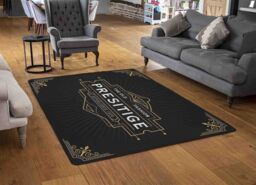 Benjamin Tate Design Art Deco Old Fashioned Prestige Rug in Natural - Size: Large - thumbnail 2