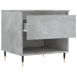 Berkfield Home Coffee Table Concrete Grey 50x46x50 cm Engineered Wood - Size: 50 x 46 x 50 cm - thumbnail 6