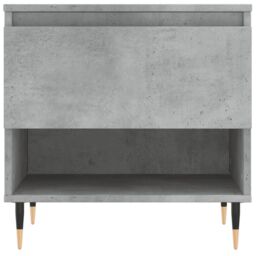 Berkfield Home Coffee Table Concrete Grey 50x46x50 cm Engineered Wood - Size: 50 x 46 x 50 cm - thumbnail 5