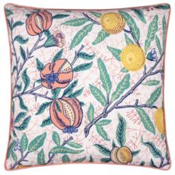 Morris & Co Fruits Outdoor Cushion in Coral - Size: 45 cm x 45 cm - thumbnail 2