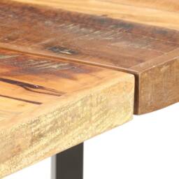 Berkfield Home Bar Table 180x70x107 cm Solid Reclaimed Wood in Brown - Size: 180 x 70 x 107 cm - thumbnail 6