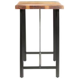 Berkfield Home Bar Table 180x70x107 cm Solid Reclaimed Wood in Brown - Size: 180 x 70 x 107 cm - thumbnail 3