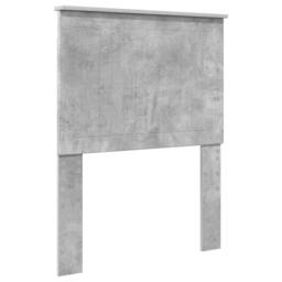 Berkfield Home Bed Frame Concrete Grey & Silver 70 x 190 cm Engineered Wood - thumbnail 6